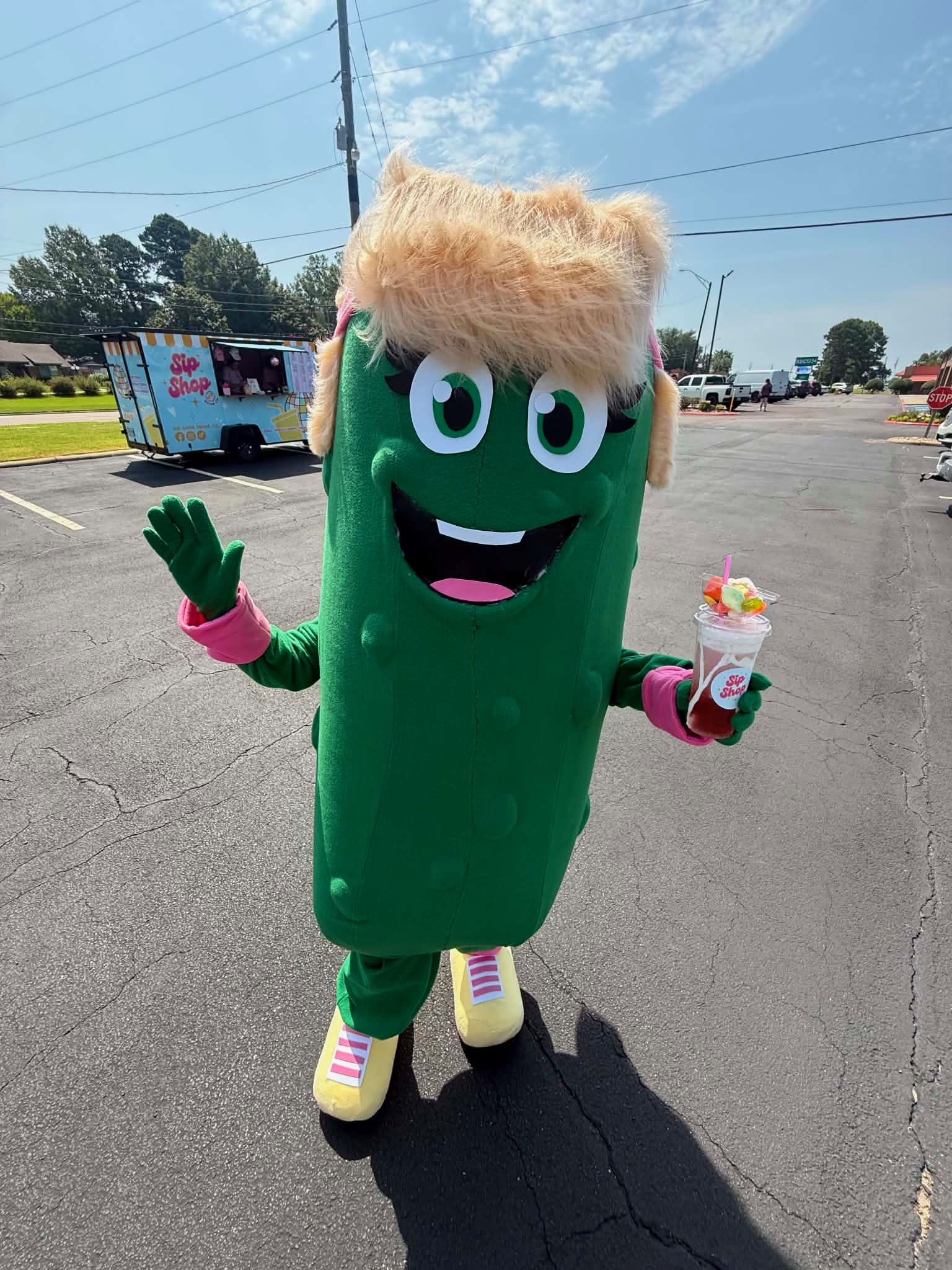 Paddy the Pickle at The Sip Shop